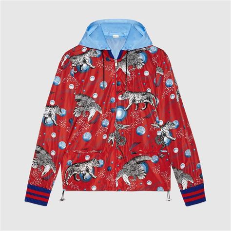 gucci space animals rain jacket|Men's Designer Luxury Windbreakers .